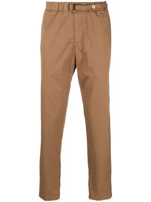 Myths drawstring straight-leg trousers - Brown