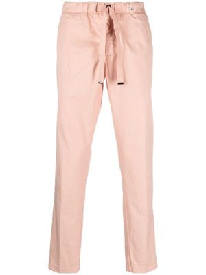 Myths drawstring-waist tapered trousers - Pink