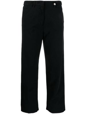 Myths straight-leg cropped trousers - Black