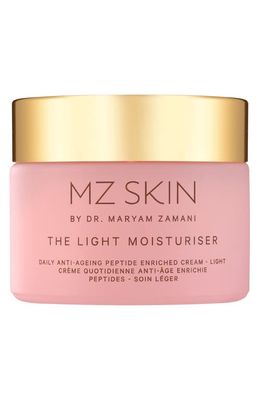 MZ Skin Light Moisturiser Daily Anti-Aging Peptide Rich Cream 