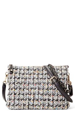 MZ Wallace Large Crosby Pippa Quilted Crossbody Bag in Boucle