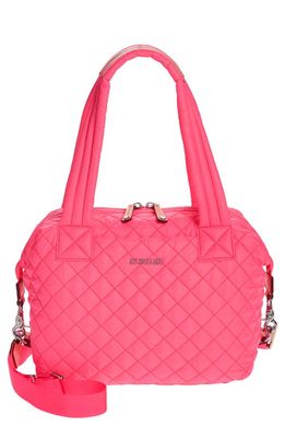 MZ Wallace Medium Sutton Deluxe Tote in Neon Pink