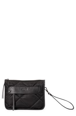 MZ Wallace Quilted Madison Convertible Crossbody Bag in Black