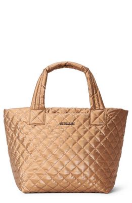 MZ Wallace Small Metro Deluxe Tote in Tiger Eye Pearl
