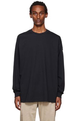 N.Hoolywood Black Patch Long Sleeve T-Shirt