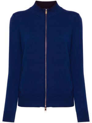 N.Peal Ayla organic cashmere cardigan - Blue