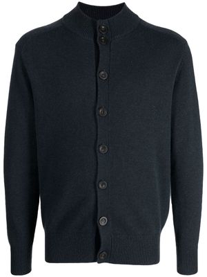 N.Peal button-down fine-knit cardigan - Blue