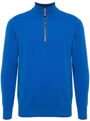 N.Peal Carnaby organic cashmere sweatshirt - Blue