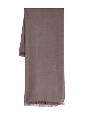 N.Peal cashmere pashmina scarf - Purple
