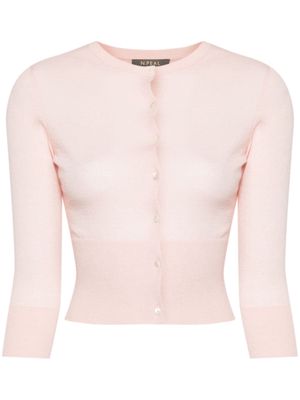 N.Peal Darcie cashmere cardigan - Pink