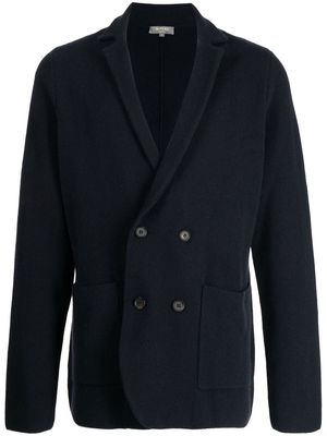 N.Peal double-breasted cashmere blazer - Blue