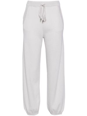 N.Peal drawstring cashmere track pants - Neutrals