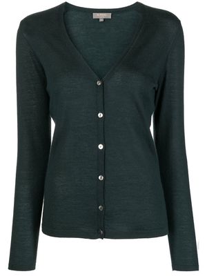N.Peal fine-knit cashmere cardigan - Green