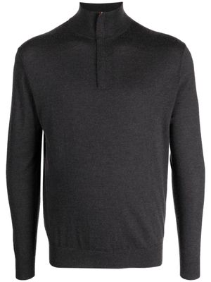 N.Peal fine-knit high-neck jumper - Grey