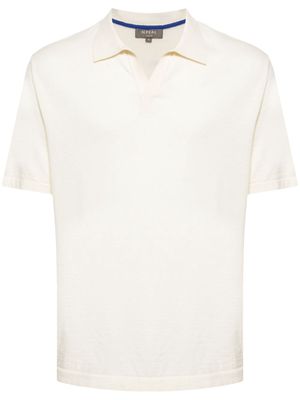 N.Peal fine-knit polo shirt - Neutrals