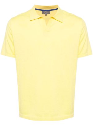 N.Peal fine-knit polo shirt - Yellow