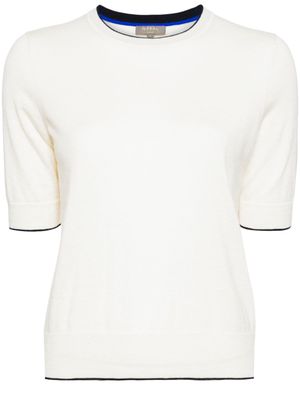 N.Peal fine-knit T-shirt - Neutrals