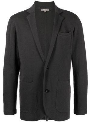 N.Peal fine-knit V-neck jacket - Grey