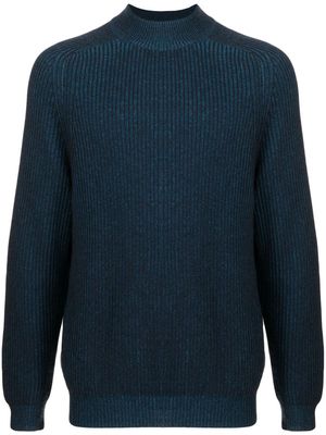 N.Peal fine-ribbed cashmere jumper - Blue