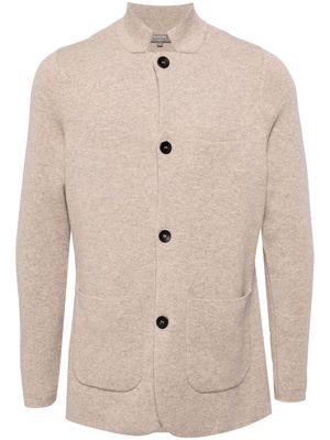 N.Peal Grosvenor Milano cashmere cardigan - Neutrals