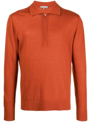 N.Peal half-zip long-sleeve jumper - Orange