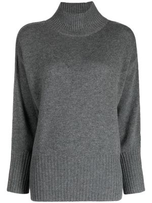 N.Peal high-neck cashmere jumper - Grey