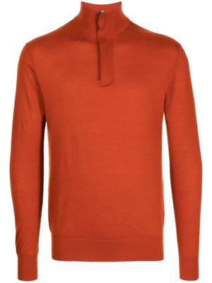 N.Peal high-neck jumper - Orange