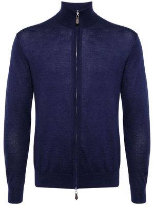 N.Peal Hyde FG zip-up cardigan - Blue