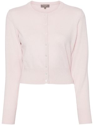 N.Peal Ivy cropped cashmere cardigan - Pink