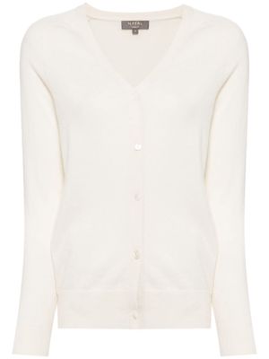 N.Peal Lara cashmere cardigan - White