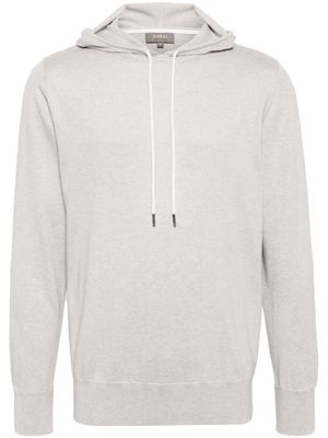 N.Peal long-sleeve drawstring hoodie - Grey
