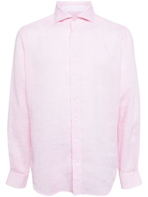 N.Peal Megeve linen shirt - Pink