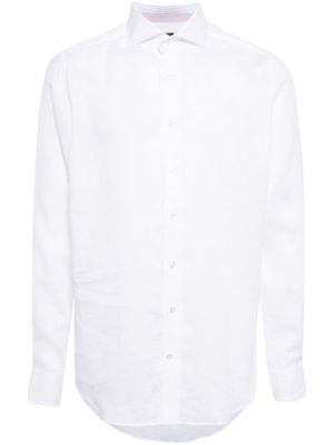 N.Peal Megeve linen shirt - White