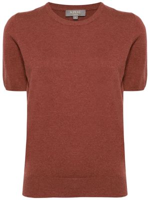 N.Peal Milly organic-cashmere T-shirt - Red