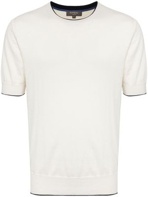 N.Peal Newquay fine-knit T-shirt - Neutrals