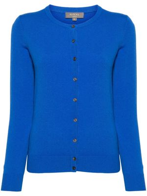 N.Peal Olivia organic-cashmere cardigan - Blue