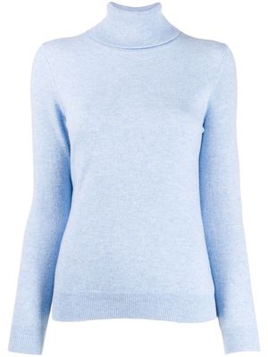 N.Peal polo neck sweater - Blue