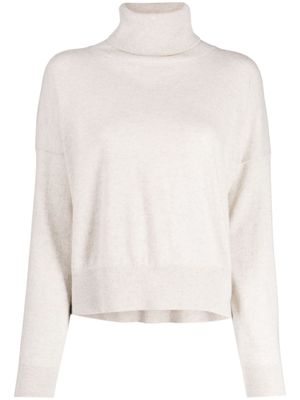 N.Peal Relaxed roll-neck jumper - Grey