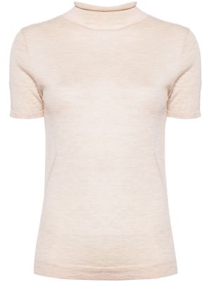 N.Peal Rosie cashmere T-shirt - Neutrals