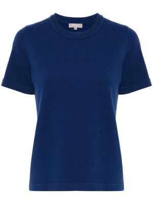 N.Peal short-sleeve cashmere T-shirt - Blue