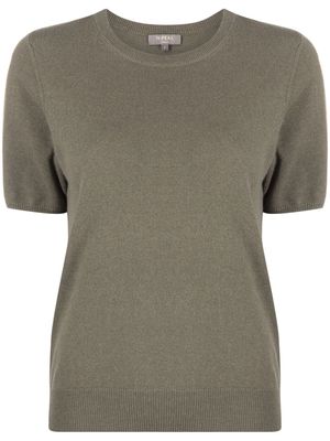 N.Peal short-sleeved cashmere top - Green