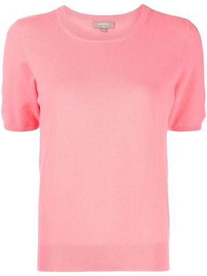N.Peal short-sleeved cashmere top - Pink