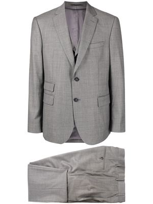 N.Peal single-breasted three-piece suit - Grey