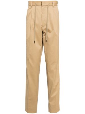 N.Peal Sorrento drawstring trousers - Neutrals