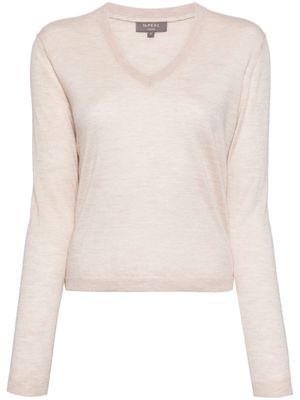 N.Peal Superfine cashmere top - Neutrals