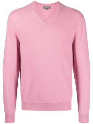 N.Peal The Burlington V-neck jumper - Pink