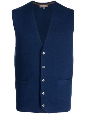 N.Peal The Chelsea Milano knitted vest - Blue