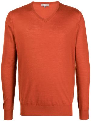 N.Peal The Conduit V-neck jumper - Orange