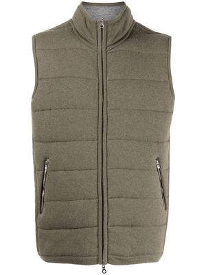 N.Peal The Mall quilted gilet - Green