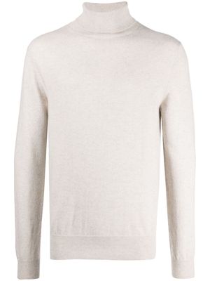 N.Peal The Trafalgar high-neck knit sweater - Brown
